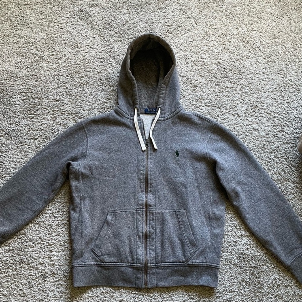 Polo by Ralph Lauren Gray Men's Hoodie Sweater